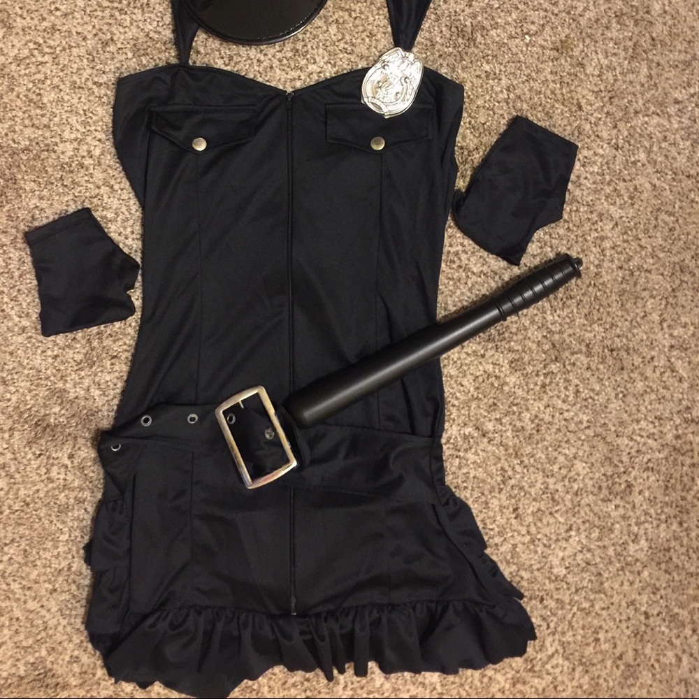 Super sexy Halloween police uniform.